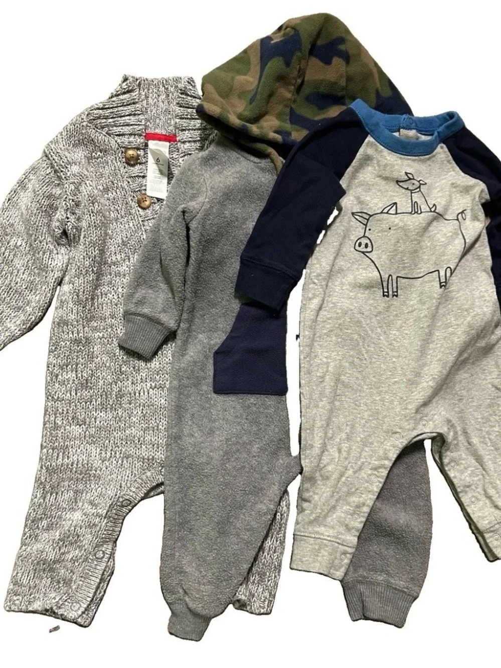 Baby Boy Coveralls Gap Fleece Sweater Size 3-6 Months
